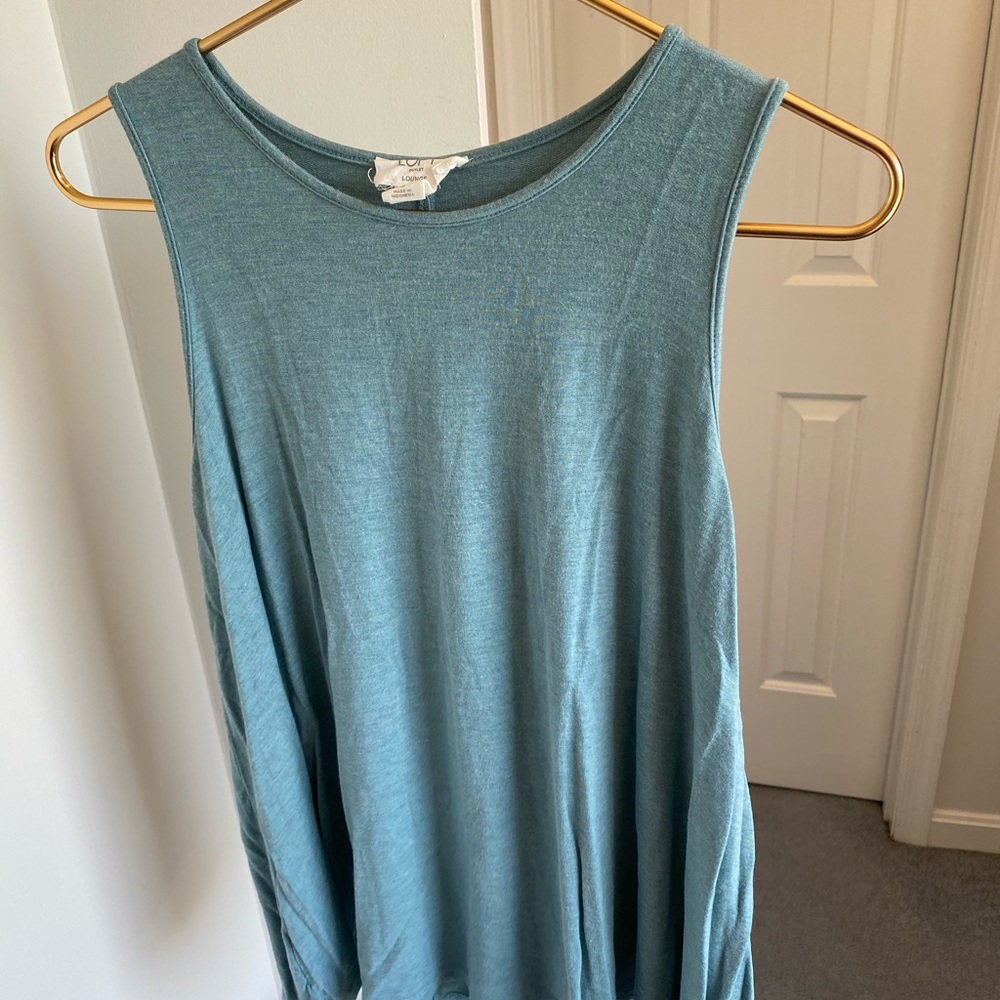 Loft Lounge Blue Tank (size S)